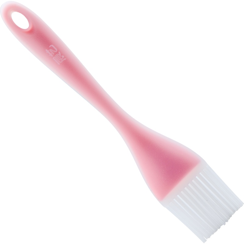 展艺硅胶刷 一体式粉色蛋糕烧烤油刷食品油刷耐高温烘焙工具