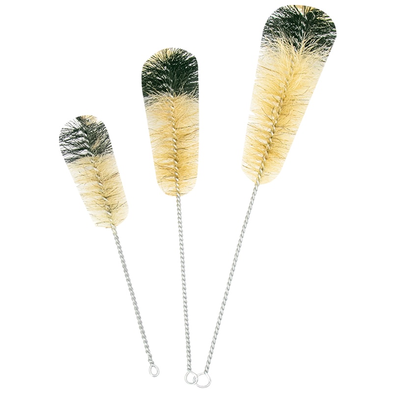 海斯迪克 HKZ-158 容量瓶烧杯刷 试管刷三角烧瓶刷 猪毛刷滴管刷 烧杯清洗 三角烧瓶刷(中号)(10个)