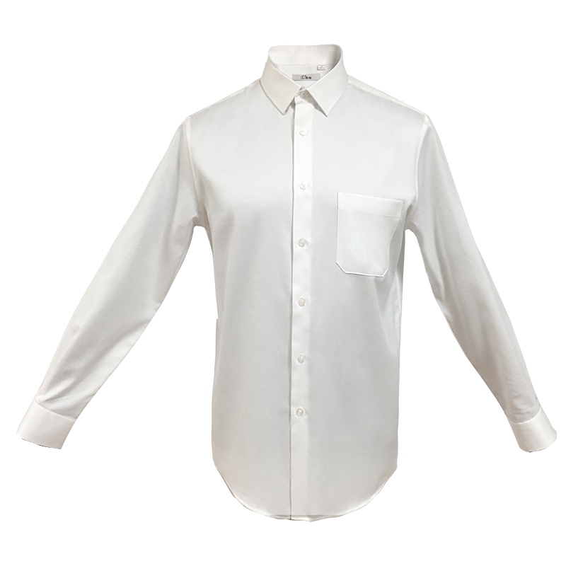 帝楷(deelkall)男商务正装职业装高端纯棉免烫长袖衬衫衬衣05M1909S05 可定制新款 蓝色 灰色 白色 紫色