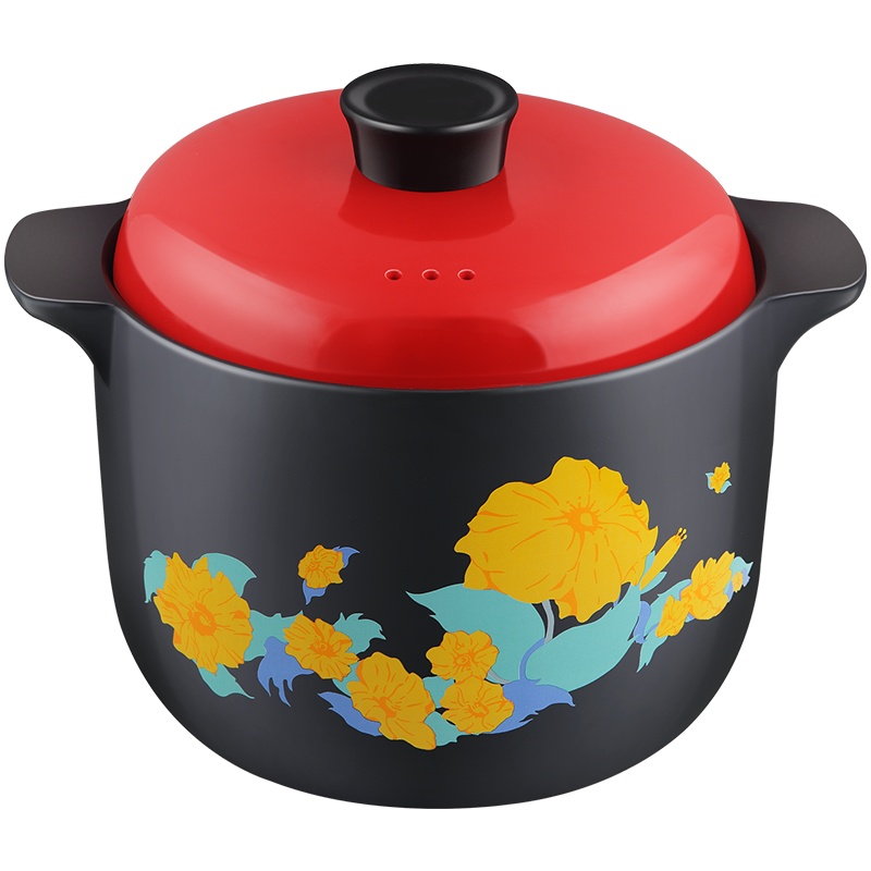 炊大皇（COOKER KING）煲类 TC5LA 美味煲砂锅陶瓷煲 5L大号加深养生锅炖汤燃气煤气灶明火专用
