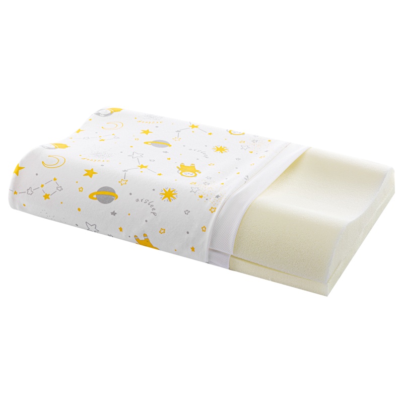 睡眠博士(AiSleep) 瑞士抗菌水洗儿童调节枕 儿童记忆棉护颈枕头