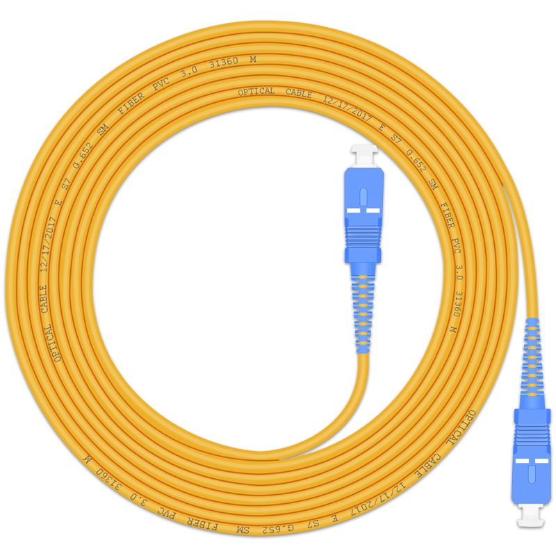 SC方口-FC圆口单模单芯万兆跳线延长线10m电信级@