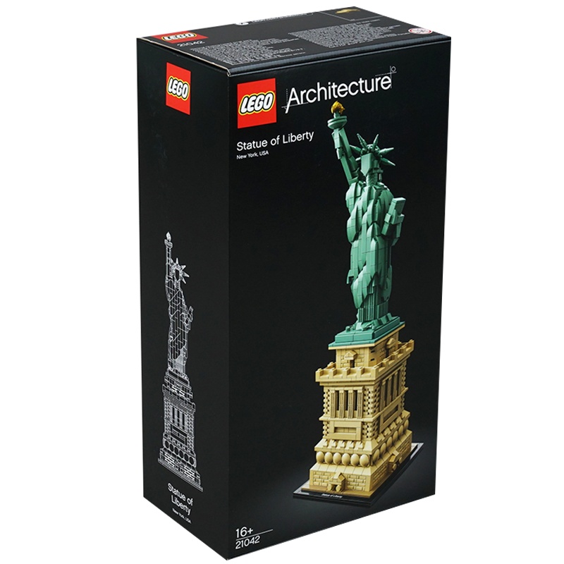 【全球购】乐高(LEGO)积木 21042 自由女神像16+     积木 益智  儿童成人玩具  送礼