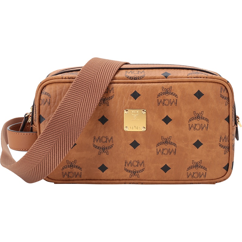 MCM 奢侈品 男女中性 Visetos Original系列人造革单肩斜挎包洗漱包 MXZAAVI01