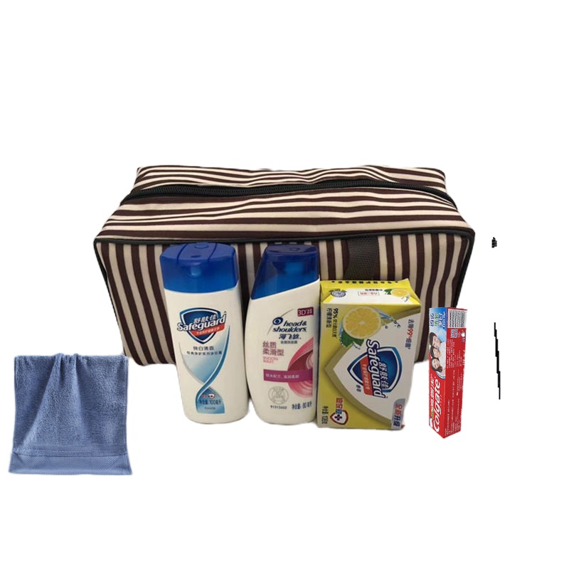 康丰 洗漱包(洗发水、沐浴露、牙膏、牙刷、毛巾、香皂)F386 45528