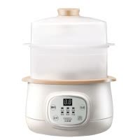 小浣熊D1蒸笼款多功能营养隔水炖电炖锅 煮粥锅 智能预约 免看管 1.5L