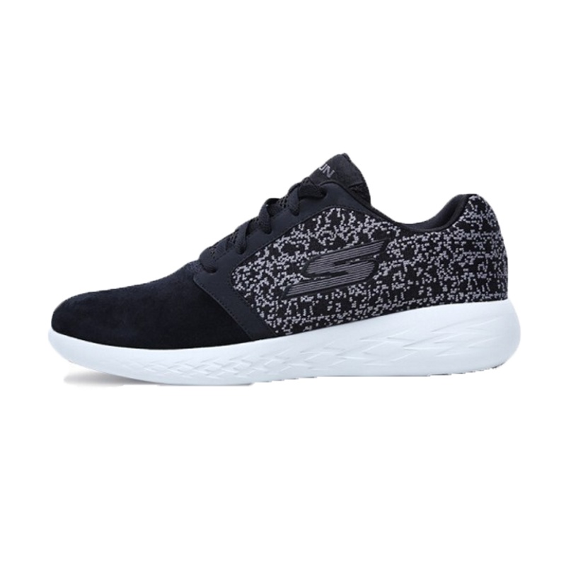 Skechers斯凯奇男士拼接轻质跑鞋缓震舒适男鞋运动鞋跑步鞋 55060/BKGY