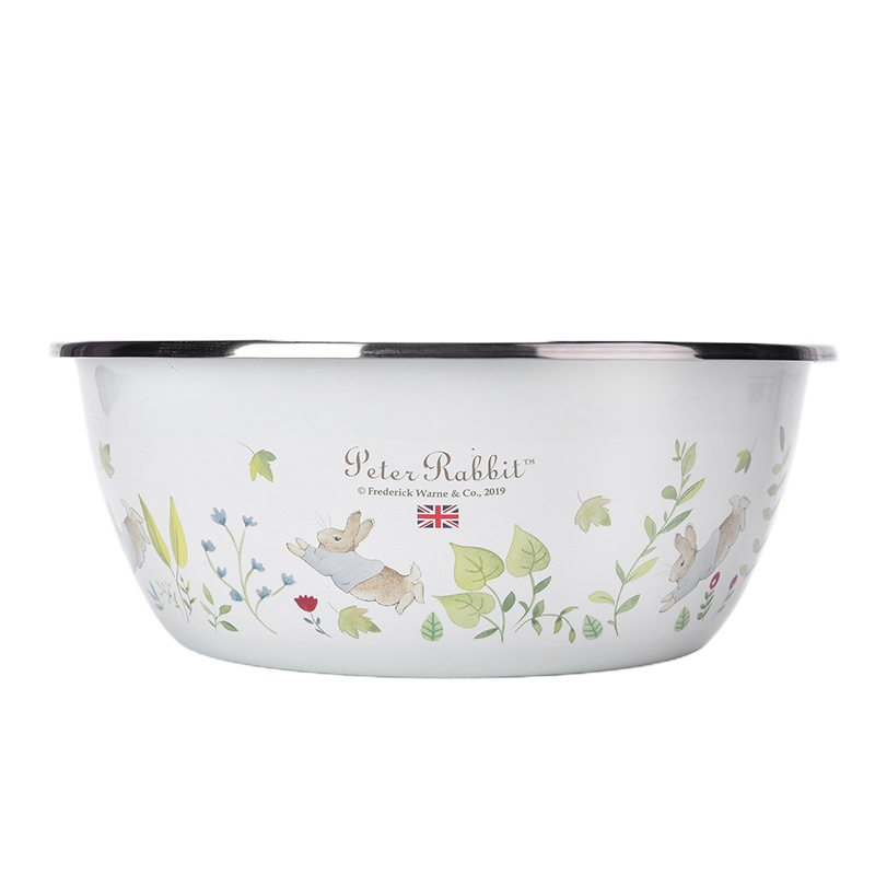 企采严选 比得兔不锈钢家用多用盆三件套 大中小号厨房洗菜盆和面盆沙拉盆 PR-T1103