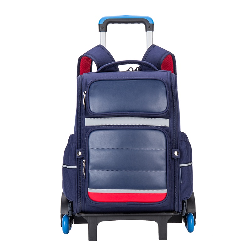 卡拉羊小学生拉杆书包1-3年级4-6女小孩儿童双肩背包男可爬楼拆卸