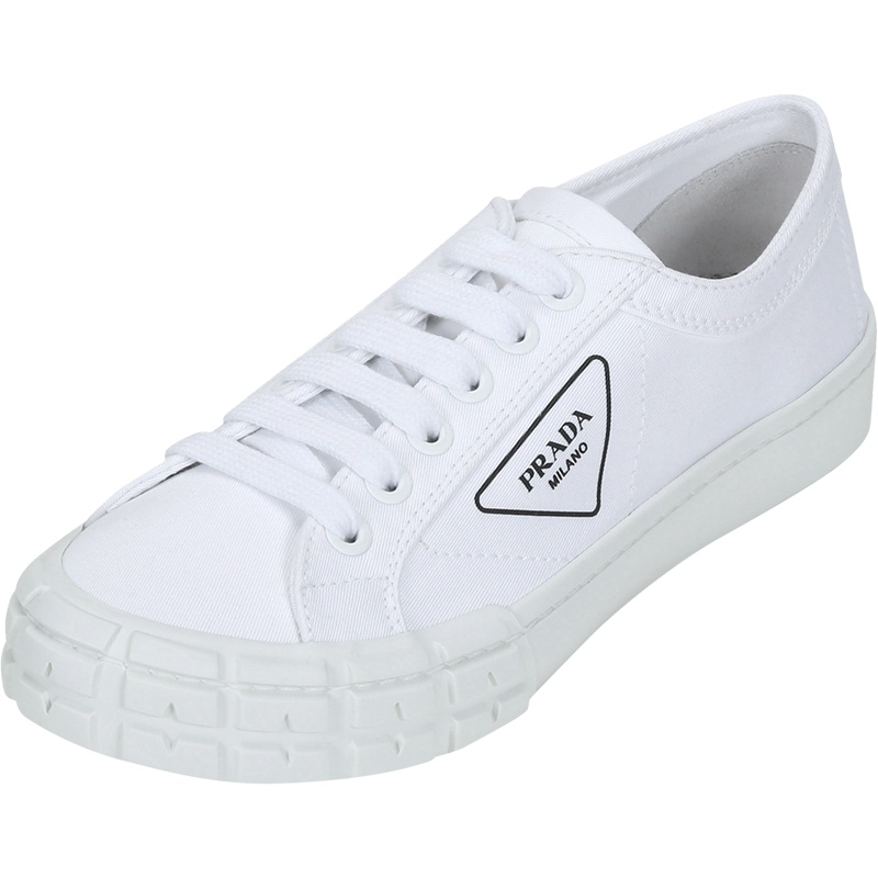 PRADA 普拉达 男士 织物系带休闲鞋运动鞋帆布鞋 2EG302 GUD
