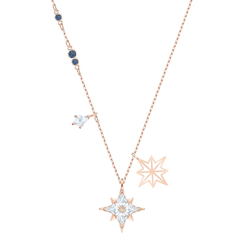 [直营]施华洛世奇(SWAROVSKI) SYMBOL 浪漫星星人造水晶女式项链锁骨链首饰 送恋人