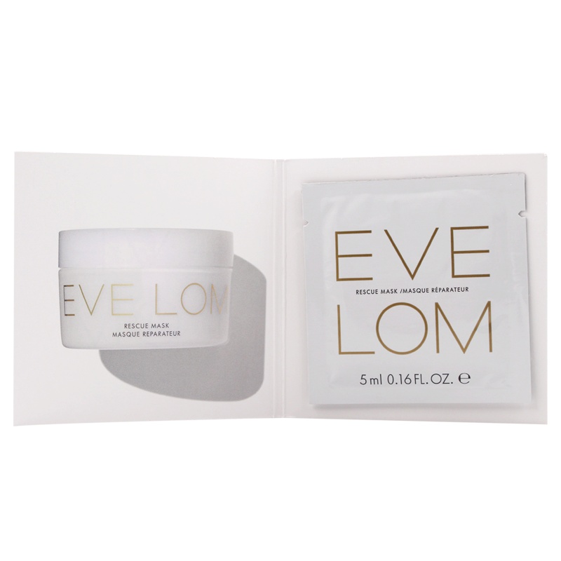 EVE LOM亮彩洁净面膜5ml深层清洁改善暗沉舒缓毛孔修护肌肤应急面膜
