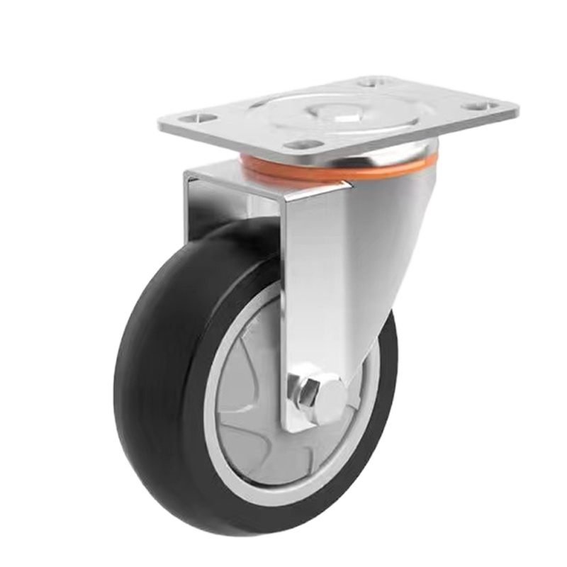 万向轮刹车轮家具配件平板万向轮刹车轮5寸