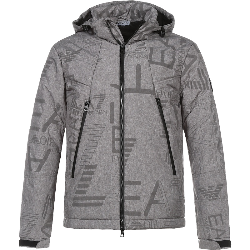 EMPORIO ARMANI EA7 阿玛尼 男士 聚酯纤维连帽棉服外套 6HPB10 PNU2Z