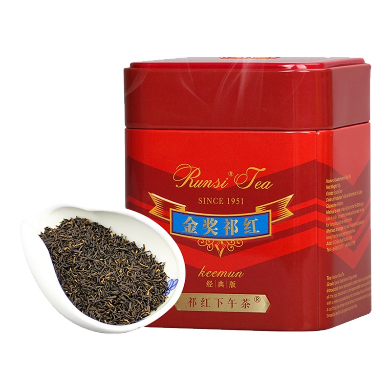 润思红茶 特级金奖祁红 正宗原产地工夫春茶茶叶100g