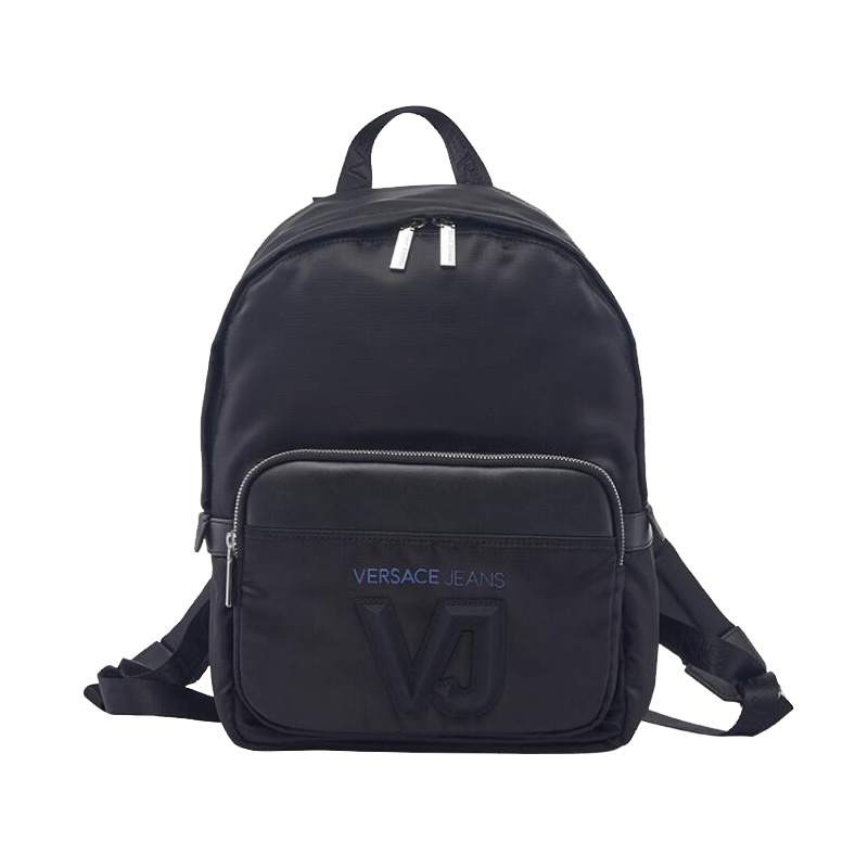 VERSACE JEANS 范思哲 奢侈品 男士黑色尼龙双肩包E1YSBB03 70720 MAG 特价