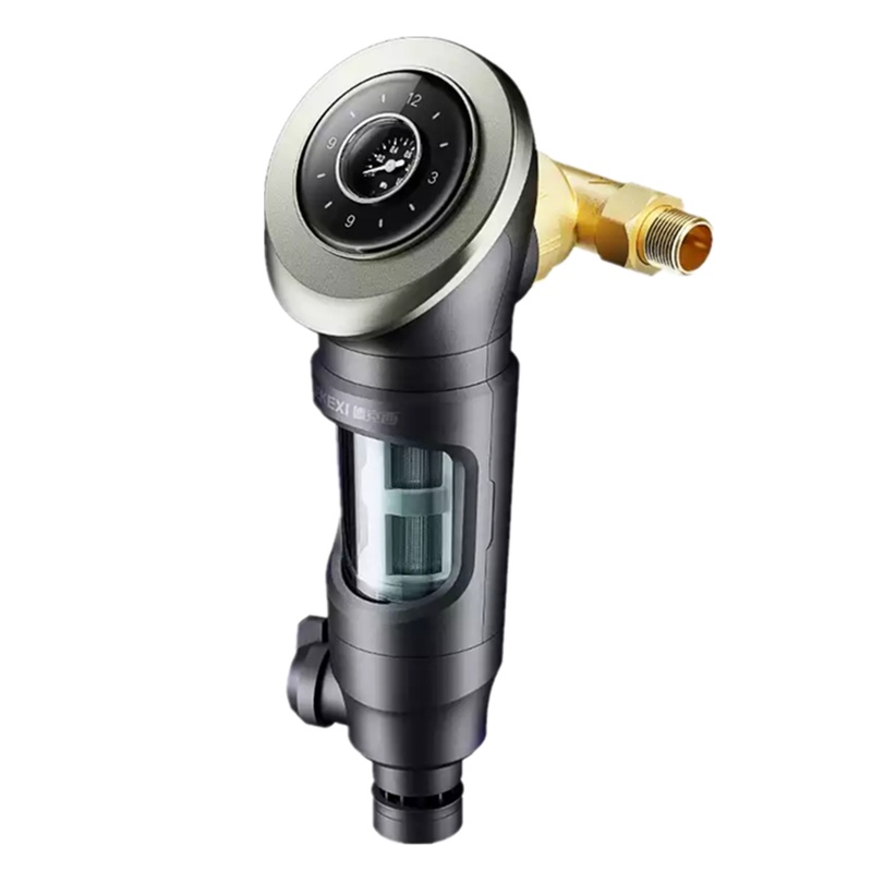 德国德克西X8-1 中央前置过滤器 双层40微米滤网 家用大流量反冲洗 全屋净水器(赠接头,免费安装)