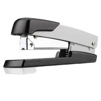 得力 0416厚层订书机 可订50页 大号订书器 适用书针24/6-26/装订机订书机 颜色随机