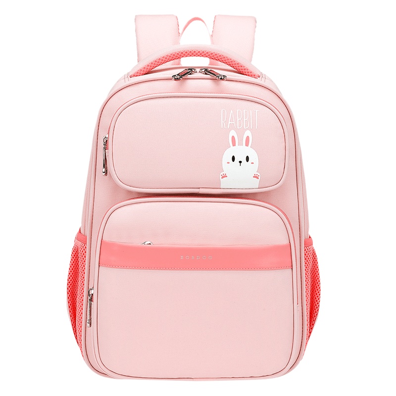 巴布豆书包女童小学生轻便卡通儿童背包护脊减负女童书包