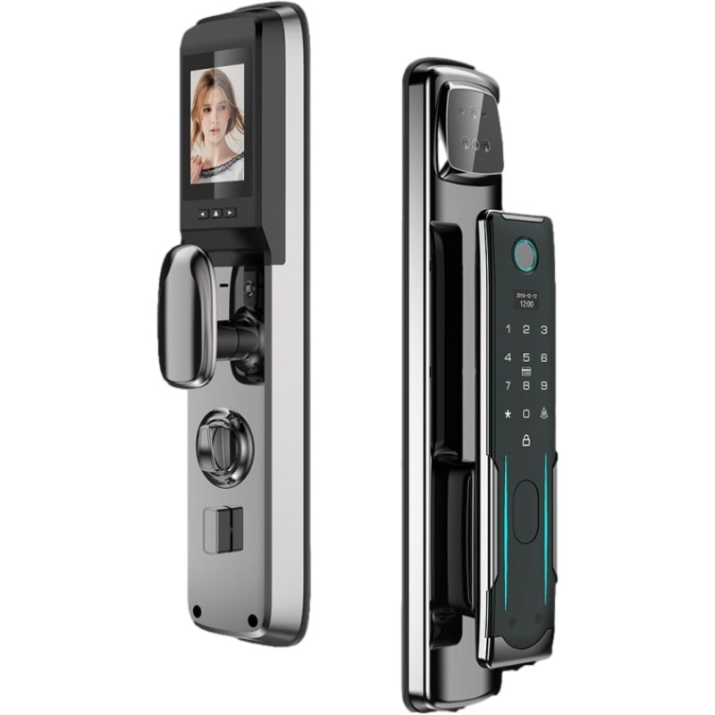 科米智家FF16-3D立体识别刷脸秒开全自动160度超广角刷脸无需下蹲自适应复杂光线环境黑暗楼道照样秒开 室内快开逃生