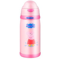 泰福高(TAFUCO)小猪佩奇宝宝水杯儿童水杯儿童保温杯婴儿水杯学饮杯吸管杯