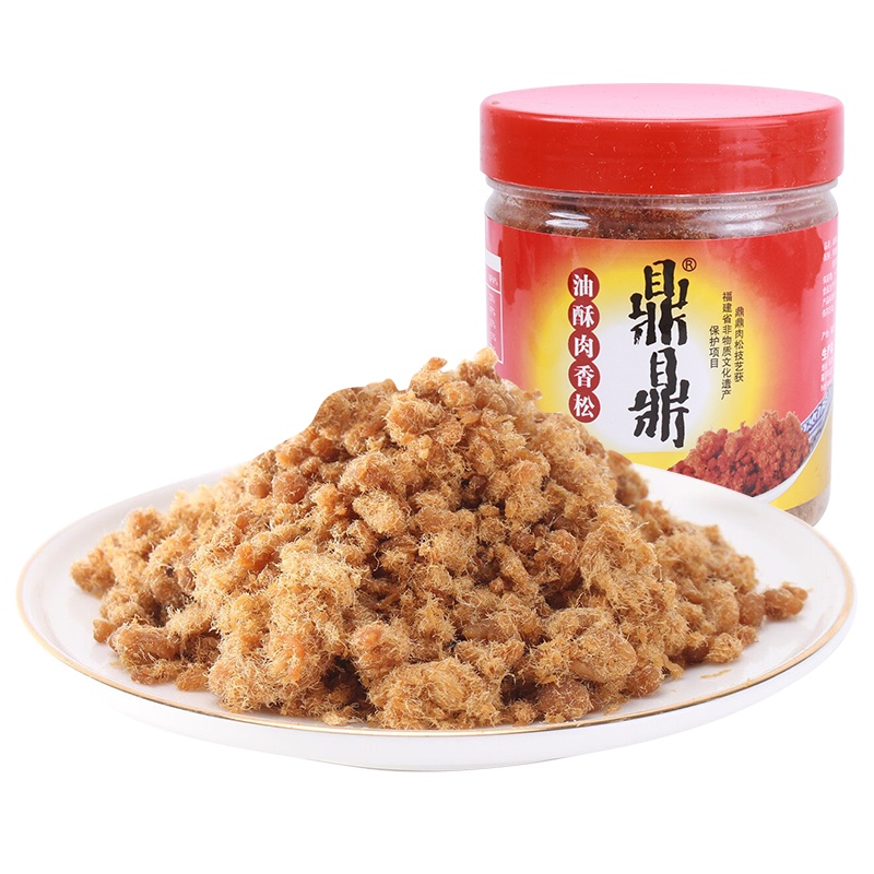 福建鼎鼎油酥肉香松150g寿司烘培猪肉松批发营养早餐零食