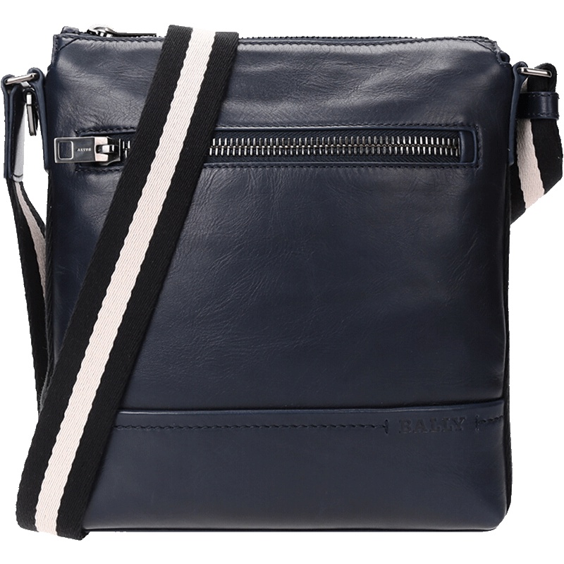 Bally 巴利 男士皮质单肩斜挎包 TREZZINI
