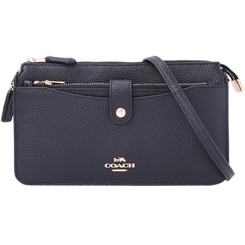 COACH 蔻驰 奢侈品 女士专柜款抛光粒面皮革Noa单肩斜挎包手拿包 32320