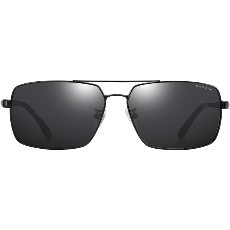 帕森PARZIN 时尚大框男款偏光太阳镜 司机开车休闲全框潮墨镜男士8057
