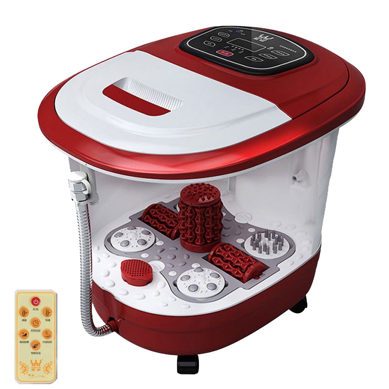 皇威(HUANG WEI) 足浴盆 H_318B 3D立体按摩 可拆卸按摩盘 冲浪按摩 全自动家用智能养生足浴器