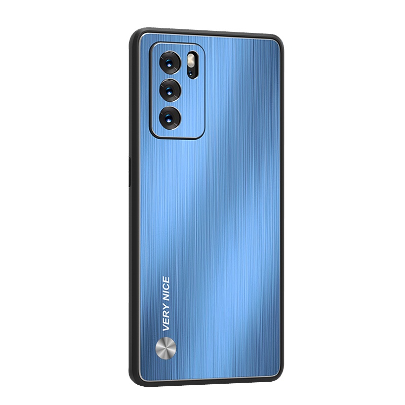 安美宝 opporeno6手机壳reno5pro新A93s防摔镜头reno6pro+金属拉丝A55硅胶oppo5保护套