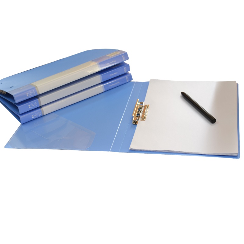 得力(deli)5341 文件夹单夹 A4文件夹 单强力文件夹加插袋 标准型单夹 A4