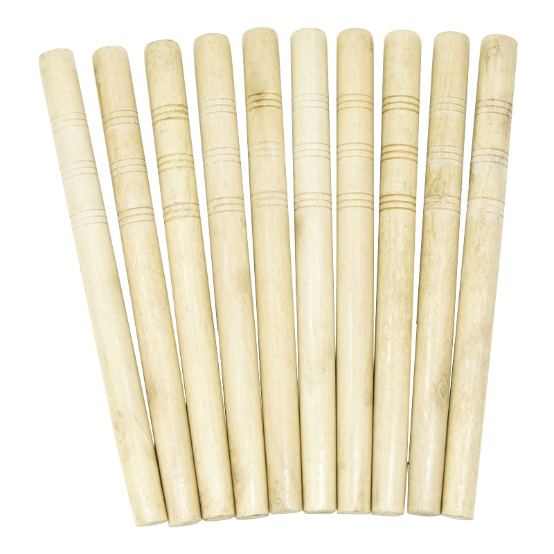 冰禹 SNyl-510 杂木柄 柴刀镰刀木柄 铲子木柄木把 小锄头圆把28*2.6cm 30cm油漆木柄 10根