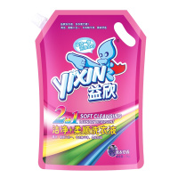 益欣薰衣草香洗衣液4斤袋装内裤内衣手洗补充装无荧光剂持久留香