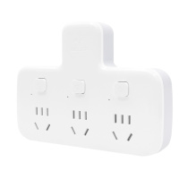 公牛品字型GN-96033一转三插排插座 接线板总控开关扩展转换插头