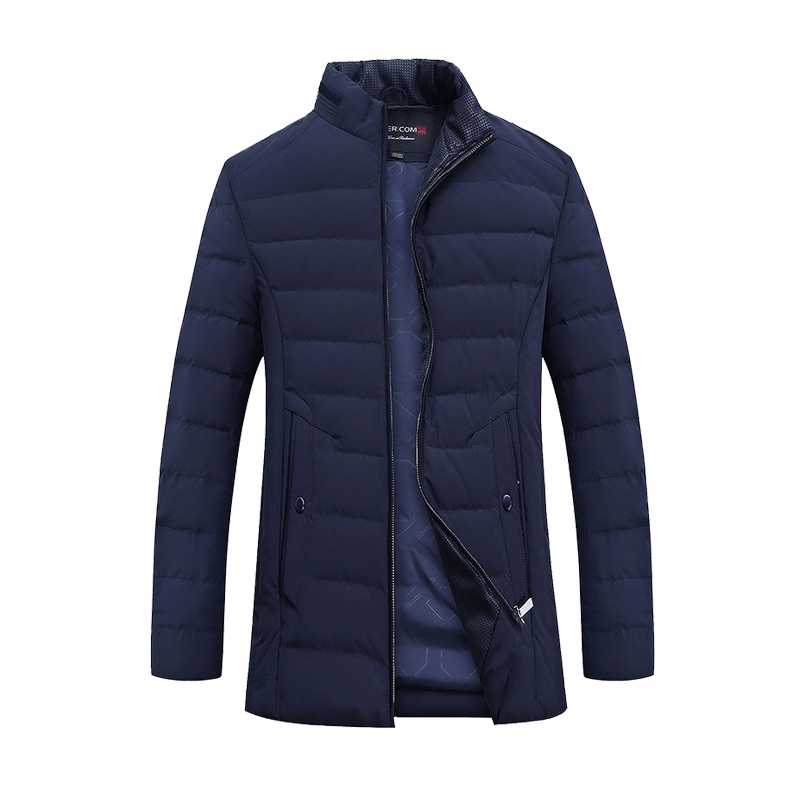 千仞岗(CHERICOM)秋冬新款男士羽绒服时尚短款立领商务休闲冬装外套