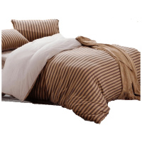 维科家纺条纹全棉穿棉针织三件套 学生宿舍床上套件床笠套件