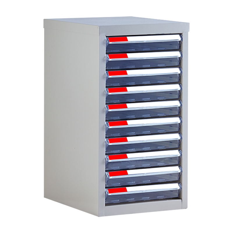 汉诺鑫威A4文件柜抽屉资料档案柜办公柜效率柜凭证塑料合同整理柜多层[工厂现做 7天内发货]