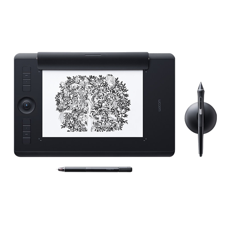 和冠 Wacom 影拓Pro PTH-860/K0-F数位板 绘画板 8192级压感 电磁压感式 蓝牙/USB2.0 黑