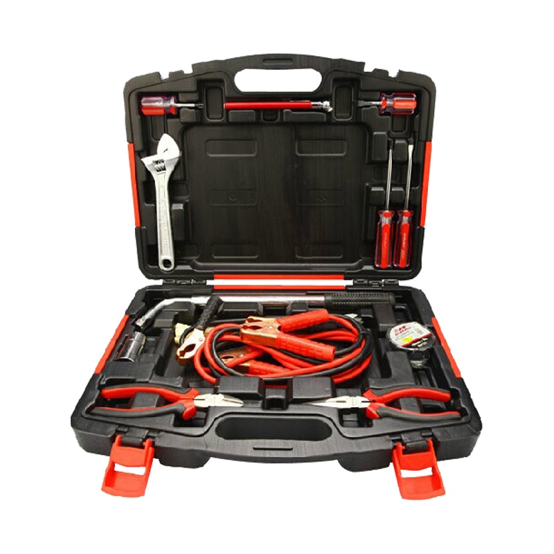 力易得(ENDURA) 13件套紧急汽修组套 维修组套 手动工具组套 五金工具箱 货号E1211