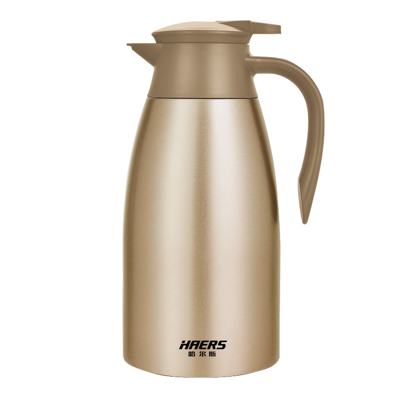 哈尔斯真空保温壶 家用304不锈钢2000ml咖啡保温壶 车载保温壶 保温壶
