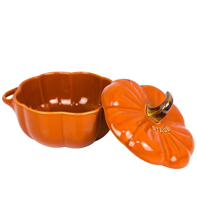 双立人旗下品牌Staub南瓜盅12cm肉桂黄40511-555