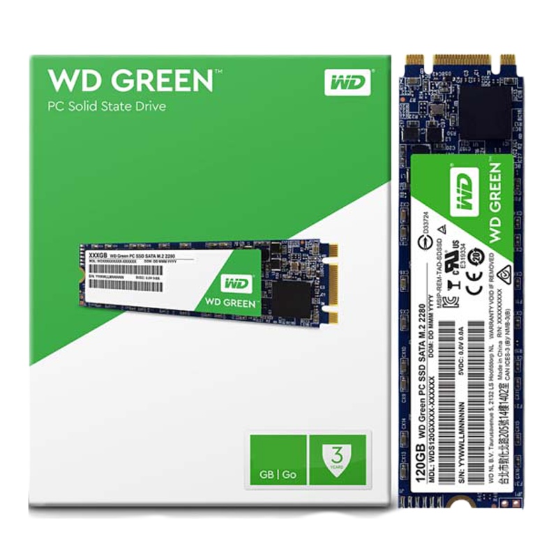 西部数据(WD)WDS480G2G0B Green M.2 2280 笔记本台式固态硬盘SSD 480G