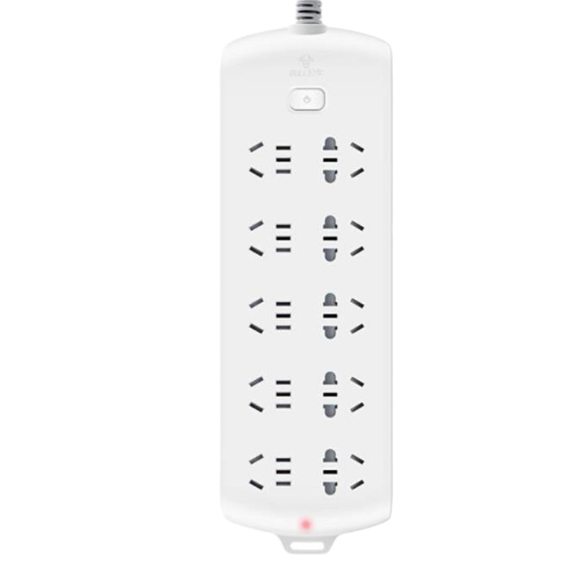 公牛(BULL) 新国标插座/接线板/拖线板GN-218 10位总控全长5米