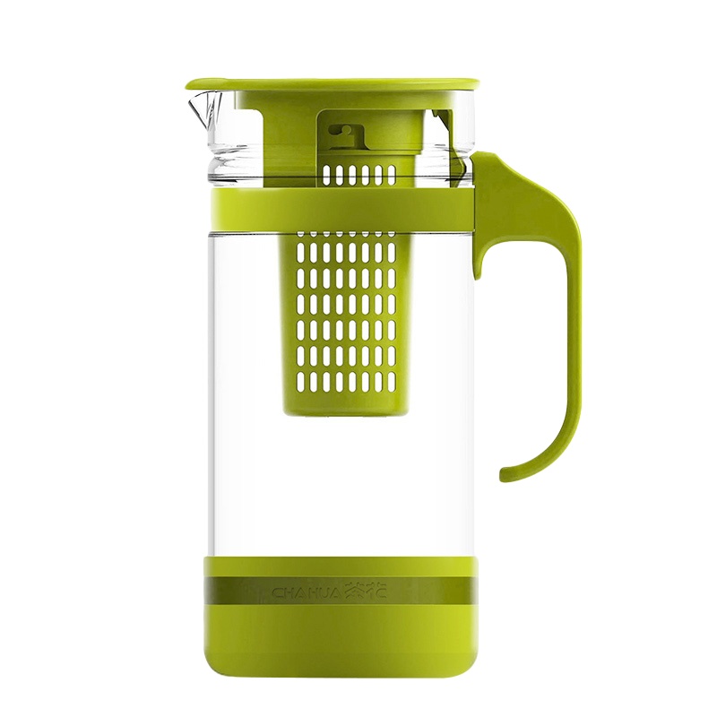 茶花6035水漾•滤茶水壶-L15.5*10.7*24CM黄绿色 单位:个