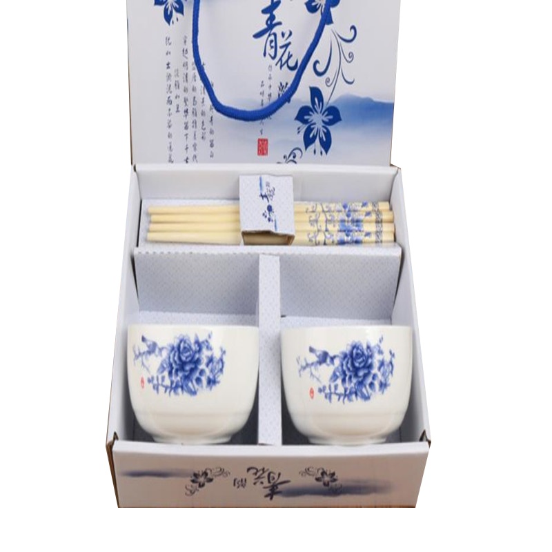 礼盒套碗套装2碗2筷