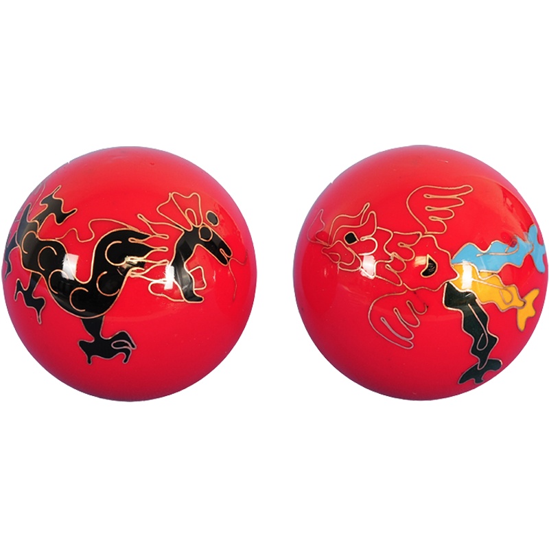 [中华特色]河北供销馆 首宝 保定铁球 木盒礼盒装 景泰蓝健身球练手球 老年人保健球生日礼品 河北保定特产 华北