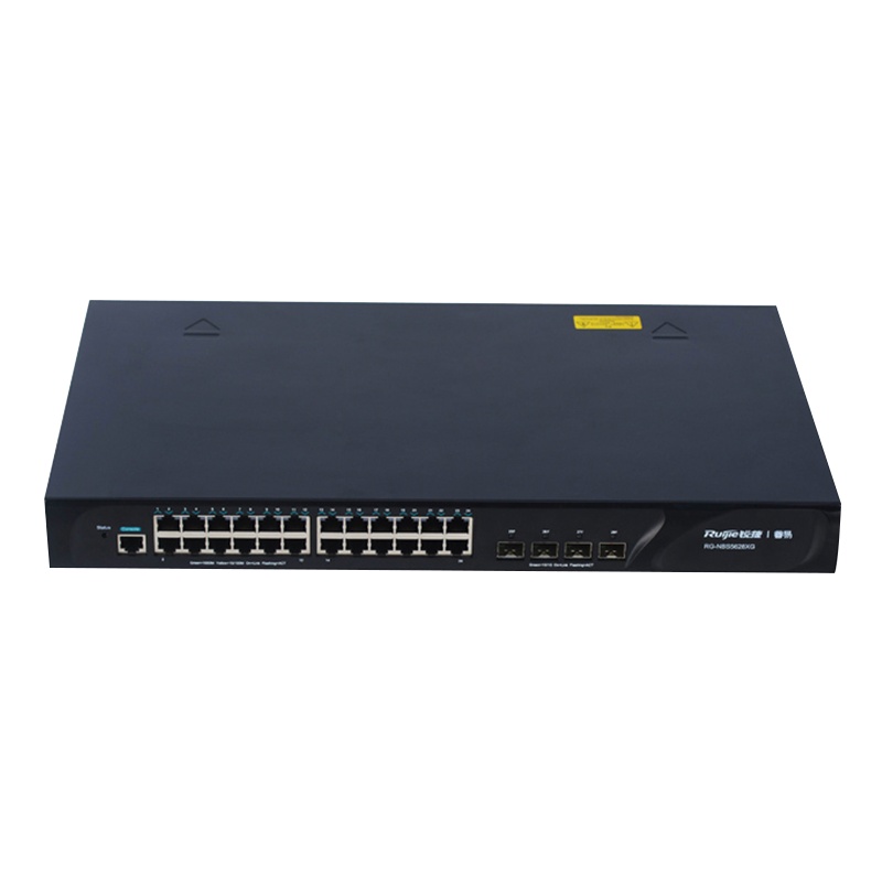 睿易 锐捷(Ruijie)RG-NBS5628XG 高性能万兆交换机 黑色