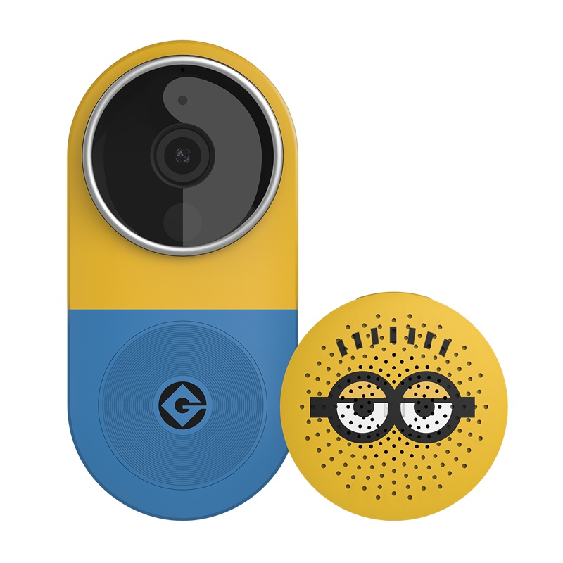 小白智能视频门铃 小黄人版