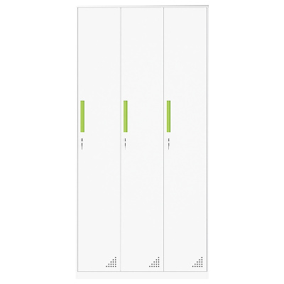 正斌更衣柜员工储物柜铁皮带锁储存柜健身房更衣室钢制六九门宿舍柜子